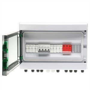 Solar dc combiner box
