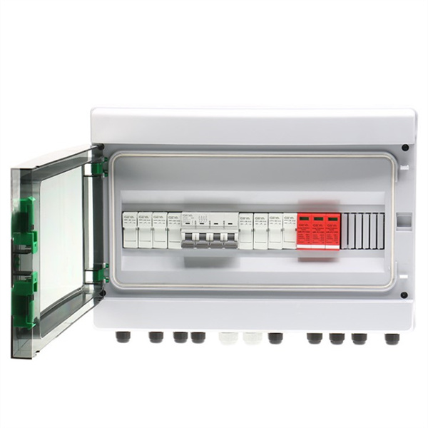 Solar dc combiner box
