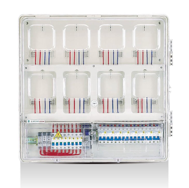 Outdoor single-phase transparent meter box