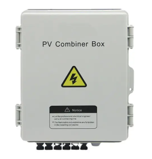Efficient use of solar energy using photovoltaic DC combiner boxes