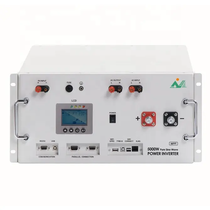 Super cost-effective DK-PC+ 5000W 48VDC 220/240VAC 5U photovoltaic energy storage inverter solar inverter hybrid
