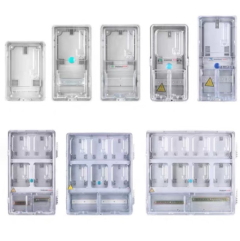 Outdoor single-phase transparent meter box