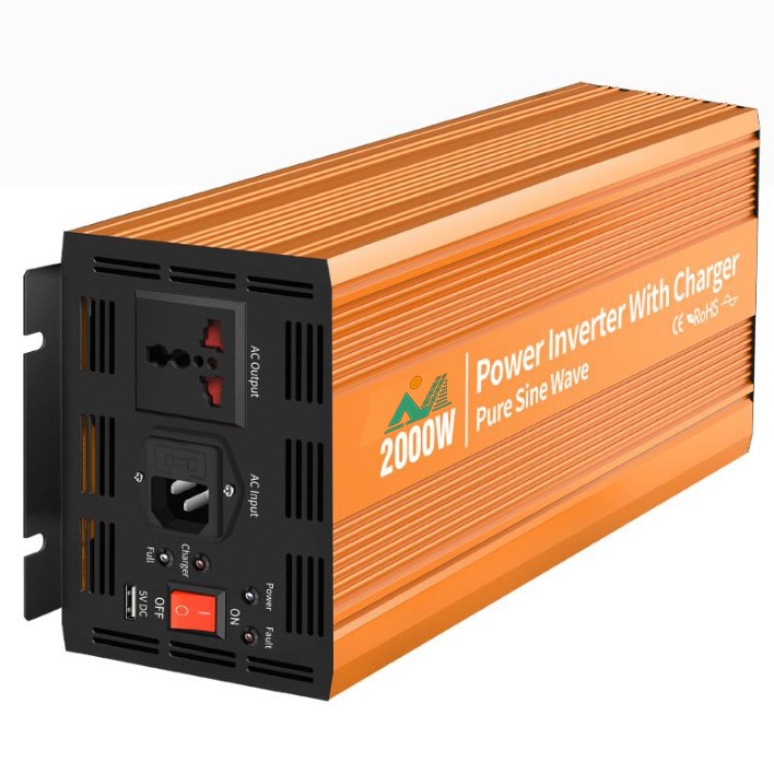 High grade SGPC 500W 1000W 2000W 3000W 4000W 5000W 12-48VDC 110/220VAC High frequency band charging pure sine wave inverter