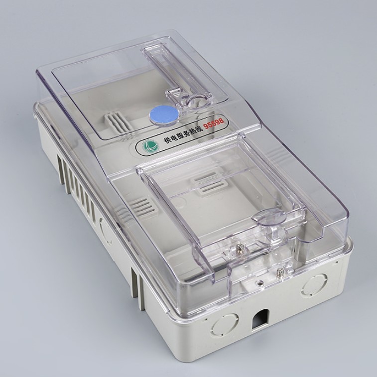 Outdoor single-phase transparent meter box