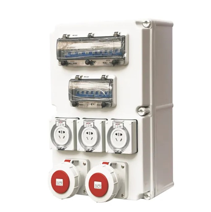 Waterproof portable socket distribution box