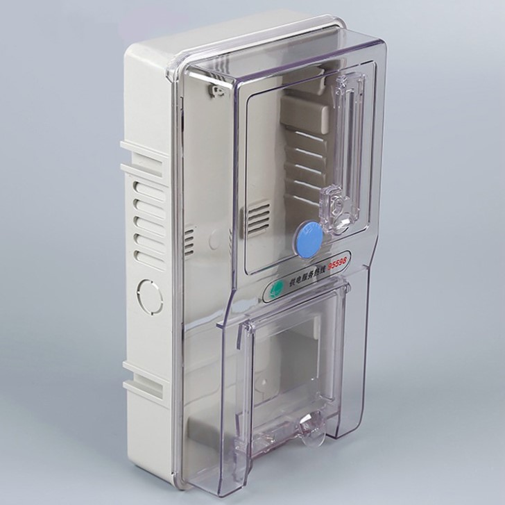 Outdoor single-phase transparent meter box