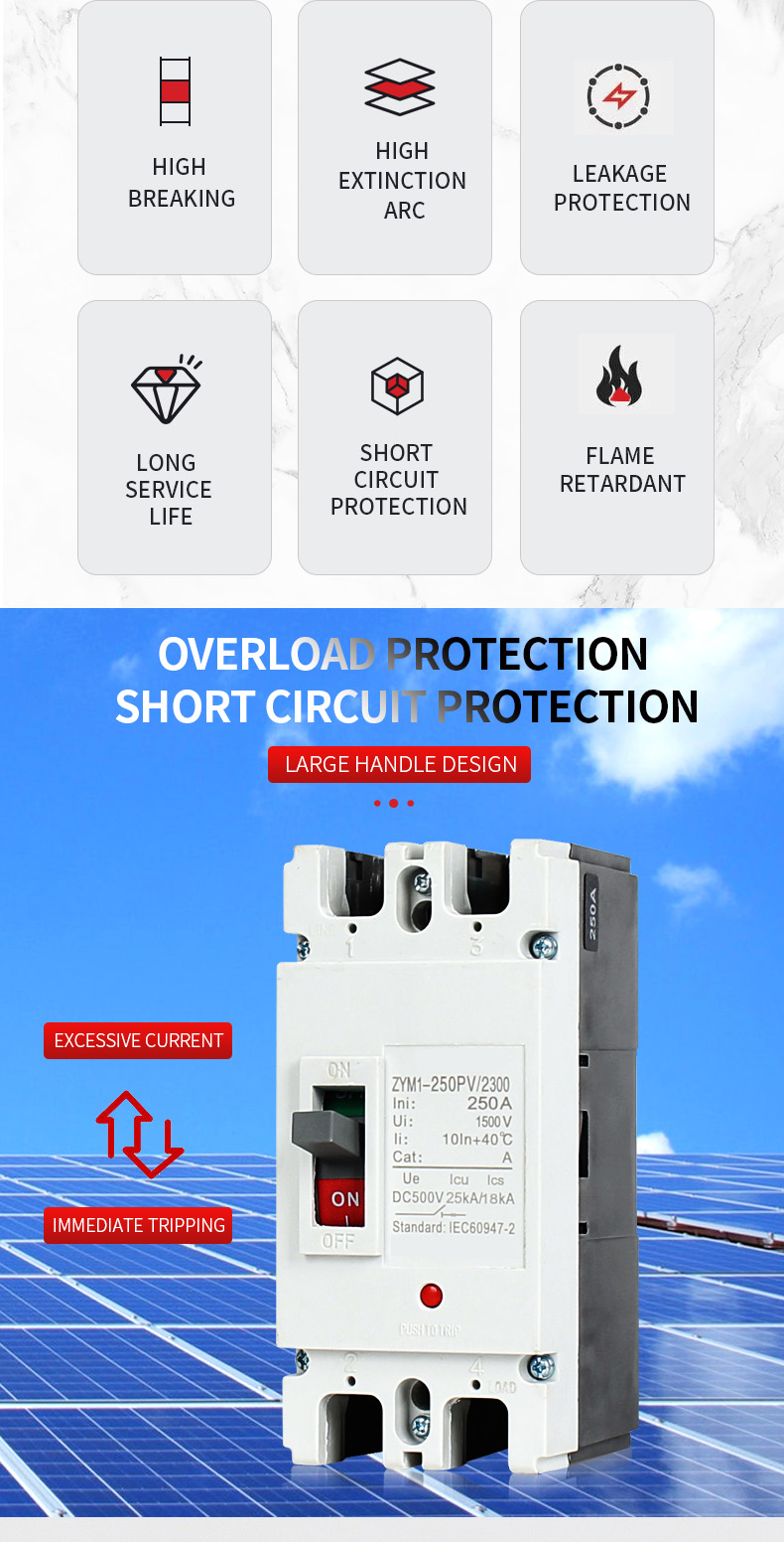 The key role of DC molded case circuit breakers in modern electrical systems